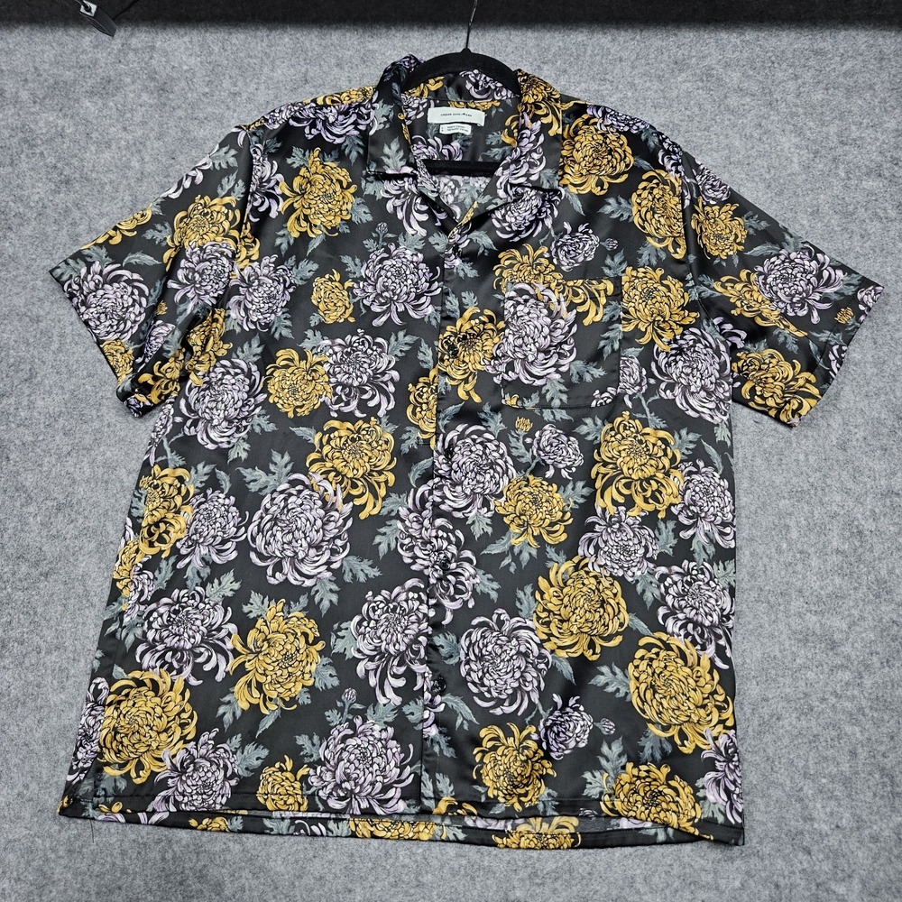 Urban Outfitters Standard‎ Cloth Liam Chrysanthemum Shirt Mens Large
